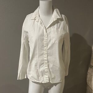 GAP TEENS White Button-Down Shirt